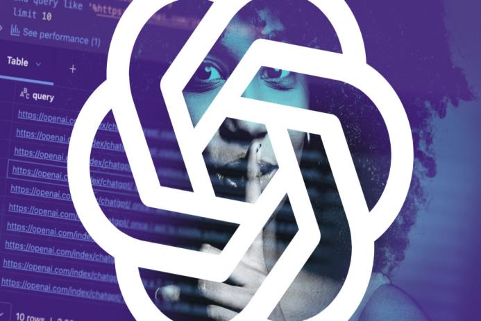 Conceptual image representing AI technology with a woman's face and a graphic overlay symbolizing data analysis.